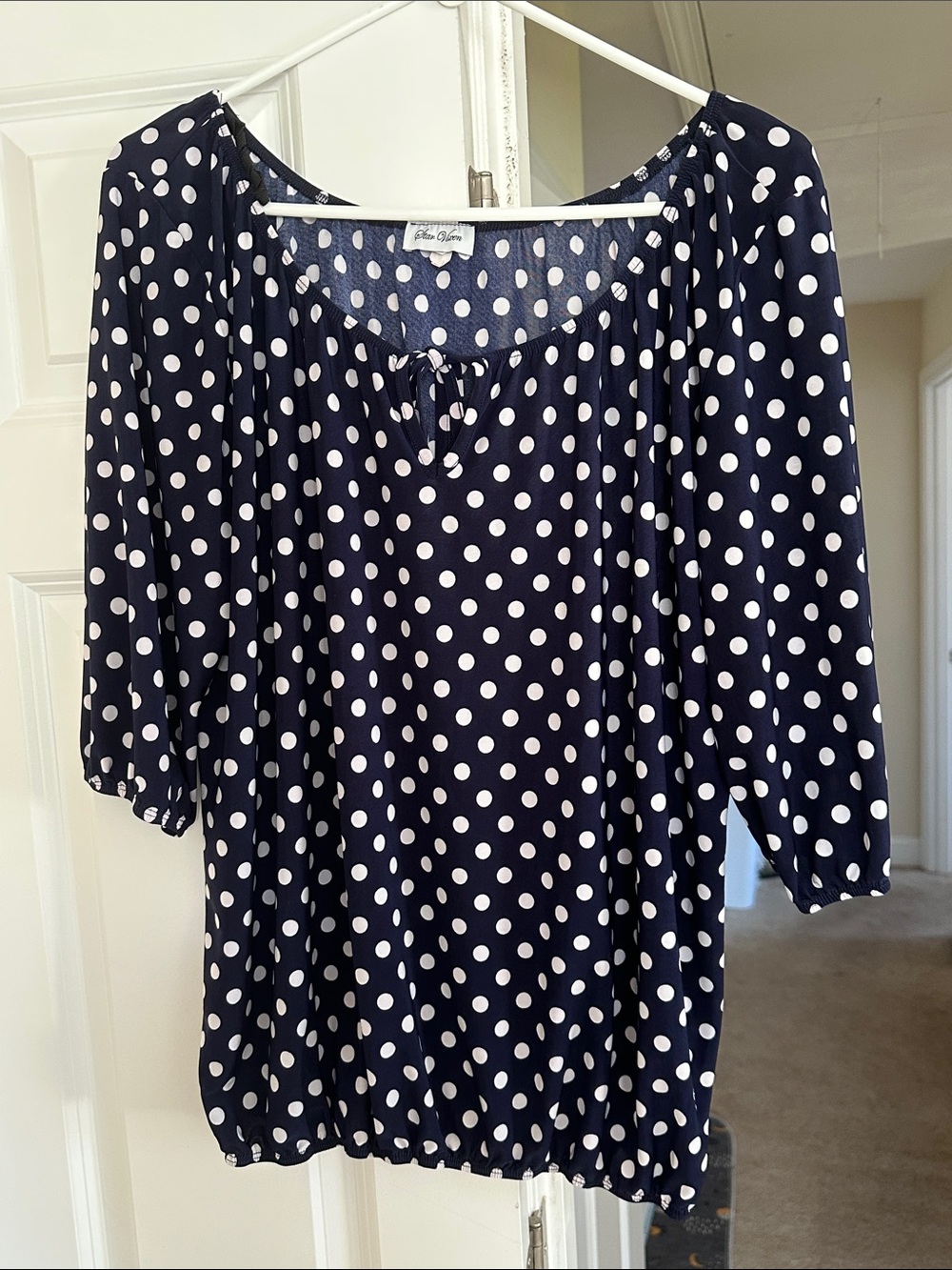 Navy Blue Blouse